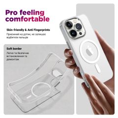Чехол ArmorStandart Unit MagSafe Matte Clear Silver для Samsung Galaxy S25 (ARM82261)
