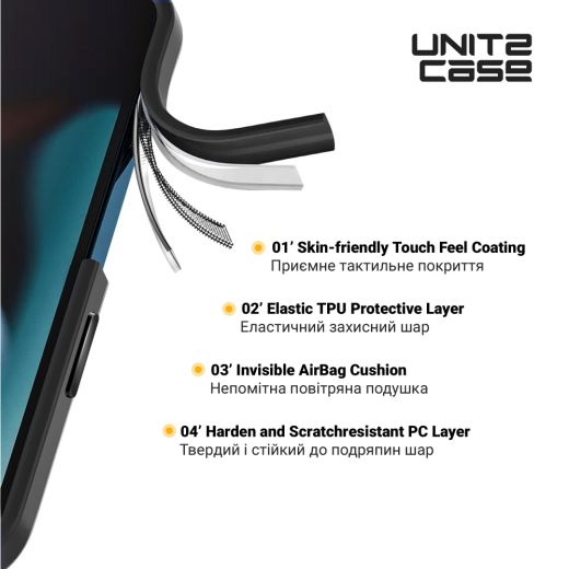 Чохол ArmorStandart UNIT2 Black для Google Pixel 9 Pro XL (ARM80906)