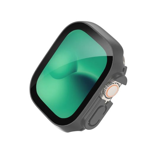 Защитное стекло с бампером AMAZINGthing Marsix Pro Grey для Apple Watch Ultra | Ultra 2 49мм