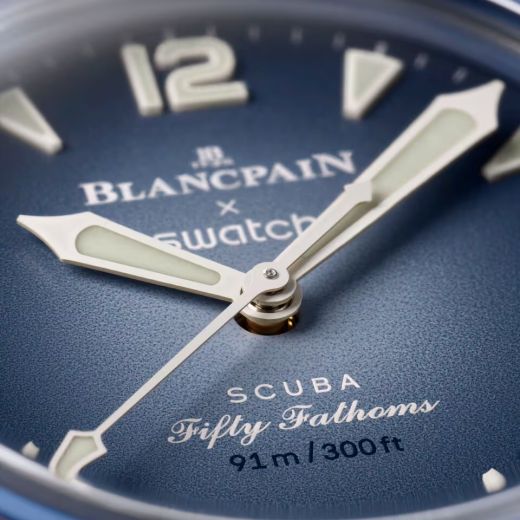 Часы Blancpain X Swatch Bioceramic Scuba Fifty Fathoms Atlantic Ocean