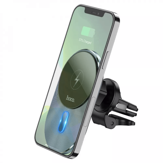 Автомобильный держатель Hoco CA91 Magic Magnetic Gray для iPhone