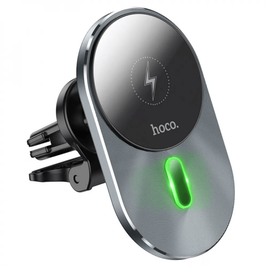 Автомобильный держатель Hoco CA91 Magic Magnetic Gray для iPhone