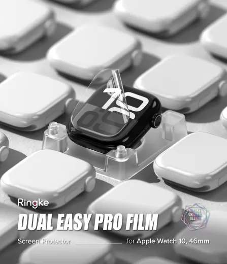 Защитная пленка Ringke Screen Protector | Dual Easy Film Pro для Apple Watch 10 (46мм)