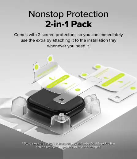Защитная пленка Ringke Screen Protector | Dual Easy Film Pro для Apple Watch 10 (46мм)
