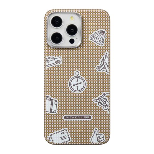 Карбоновый чехол Pitaka x AWA | MagEZ Case 5 Canyon для iPhone 15 Pro