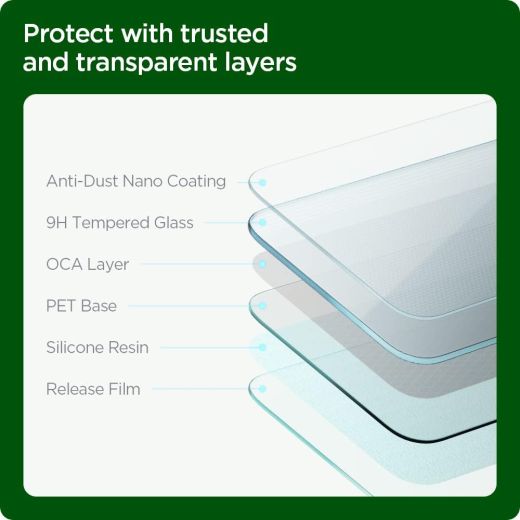 Защитное стекло Spigen Tempered Glass Screen Protector Refills [GlasTR EZ FIT Refills] (2 шт.) для iPhone 14 Pro Max (B0BG99PLDX)