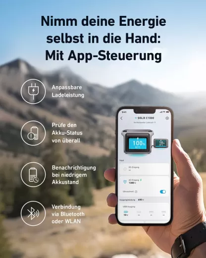 Зарядная станция Anker SOLIX C1000 + extended battery
