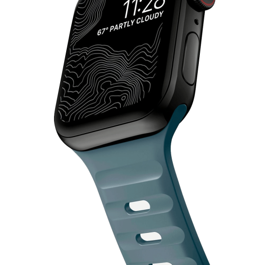 Силиконовый ремешок Nomad Sport Band Marine Blue для Apple Watch 44мм | 45мм | 49мм