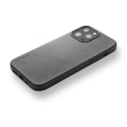 Кожаный чехол Decoded Back Cover Black для iPhone 13 Pro (D22IPO61BC6BK)