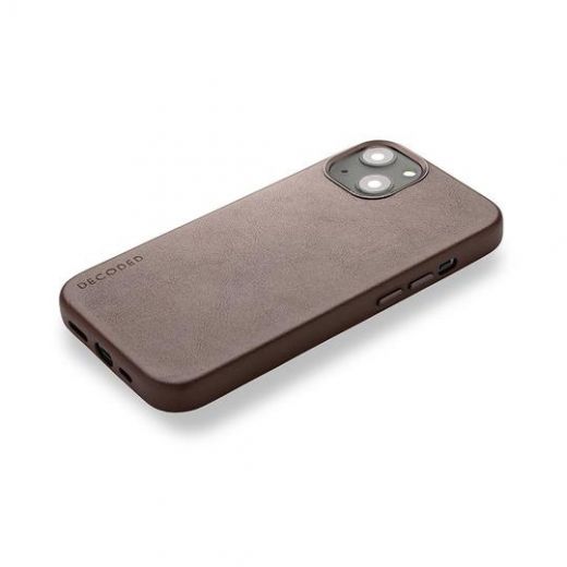 Кожаный чехол Decoded Back Cover Brown для iPhone 13 (D22IPO61BC6CHB)