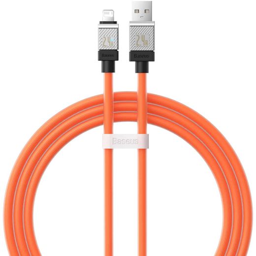 Кабель Baseus CoolPlay Series USB-A to Lightning Orange для iPhone 2.4A 2 метра (CAKW000507)
