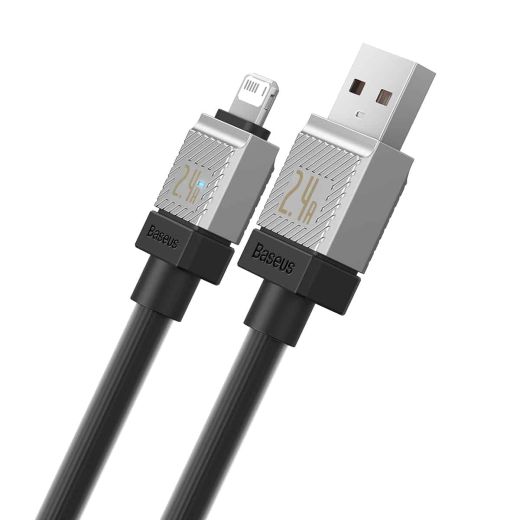 Кабель Baseus CoolPlay Series USB-A to Lightning White для iPhone 2.4A 1 метр (CAKW000402)