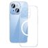 Пластиковый чехол + защистное стекло Baseus Crystal Series Magnetic Case Transparent для iPhone 14 Plus (ARJC010002)
