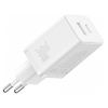 Быстрая зарядка Baseus Cube Fast Charger Type-C + USB 30W Moon White (P10111404213-00)
