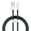 Кабель Baseus Dynamic 2 Series USB-A to Lightning Green для iPhone 2.4A 1 метр (CALD040006)