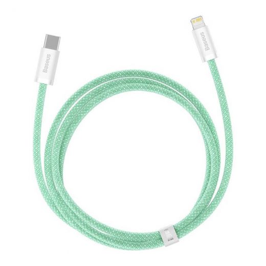 Кабель Baseus Dynamic Cable USB Type C - Lightning Power Delivery 20W 2m Green (CALD000106)