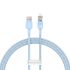 Кабель с контролем температуры Baseus Explorer Series USB-A to Lightning Blue для iPhone 2.4A 2 метра (CATS010103)