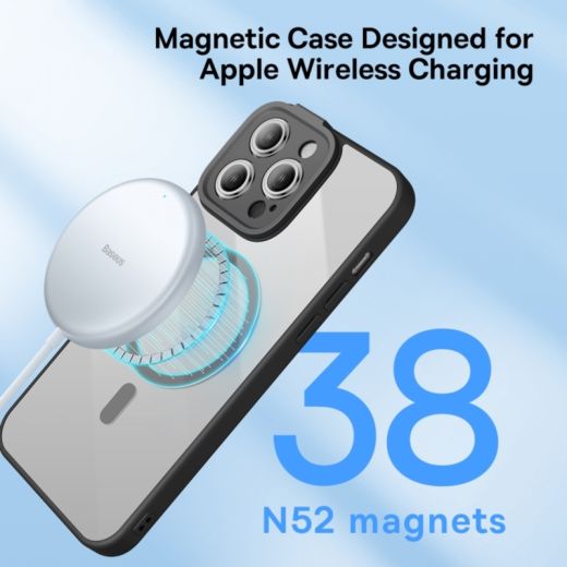 Чехол Baseus Frame Series Magnetic Black для iPhone 14 Pro (ARJT020101)