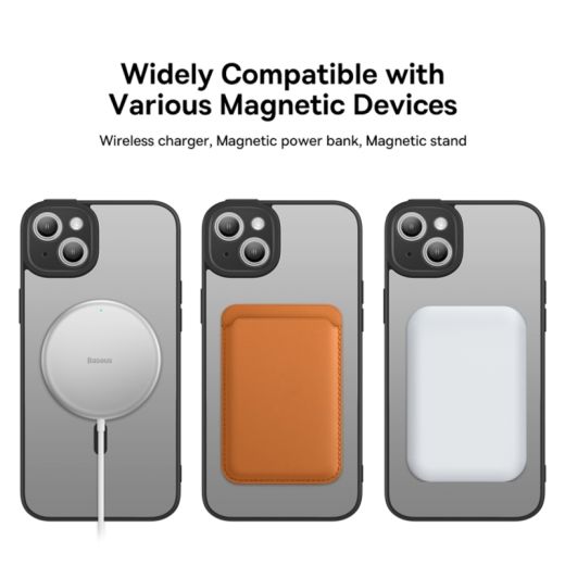 Чехол Baseus Frame Series Magnetic Black для iPhone 14 (ARJT020001)