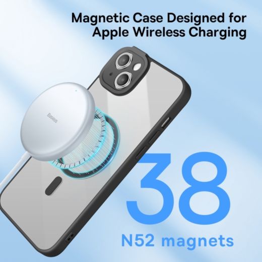 Чехол Baseus Frame Series Magnetic Black для iPhone 14 (ARJT020001)