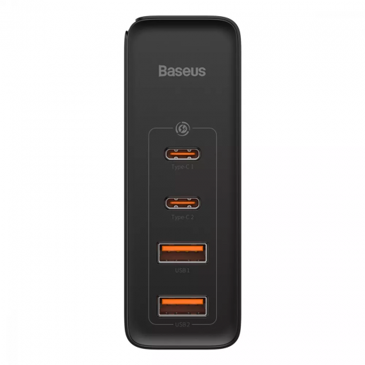 Сетевое зарядное устройство Baseus GaN2 Pro Quick Charger 100W (2Type-C + 2USB) Black (CCGAN2P-L01)