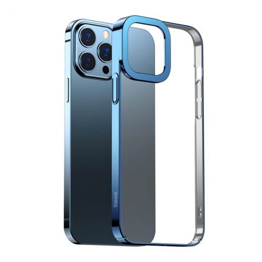 Чехол Baseus Glitter Phone Case Blue для iPhone 13