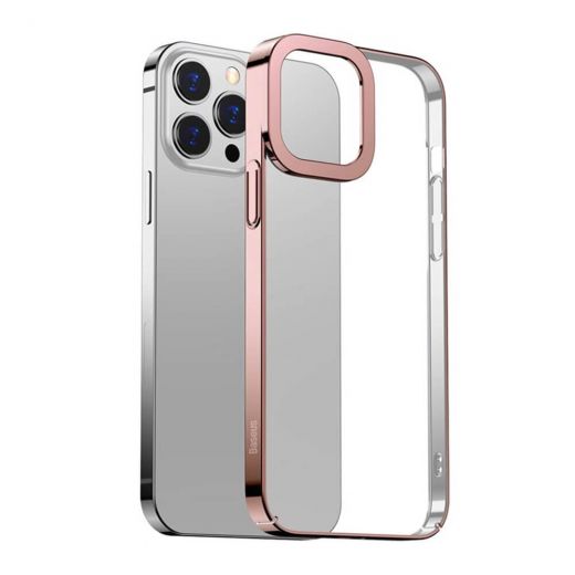 Чехол Baseus Glitter Phone Case Pink для iPhone 13 Pro
