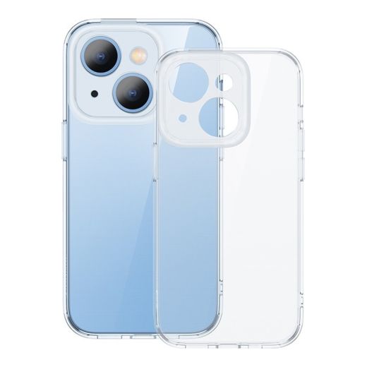 Прозорий чохол + захисне скло Baseus Illusion Series Protective Case Transparent для iPhone 14 Plus (ARHJ010002)