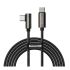 Кабель Baseus Legend Series Elbow Fast Charging Data Cable Type-C to Type-C 100W 2m Black (CATCS-A01)