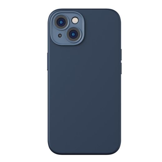 Чехол Baseus Liquid Silica Gel Magnetic Blue для iPhone 14 (ARYC000403)