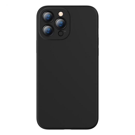 Чехол Baseus  Liquid Silica Gel Series Black для iPhone 13 Pro