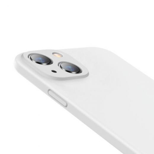 Чехол Baseus Liquid Silica Gel Series White для iPhone 13