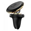 Держатель Baseus Magnetic Air Vent Car Mount Holder with cable clip Gold (SUGX-A0V)