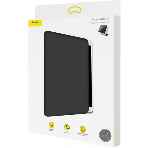 Чохол Baseus Simplism Y-Type Leather Case Black (LTAPIPD-ASM01) для iPad Pro 11" (2018)