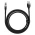 Магнітний кабель Baseus Zinc Magnetic Safe Fast Charging USB to Type-C 5A 1m Grey/Black (CATXC-NG1)