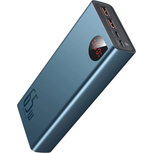Внешний аккумулятор Baseus Power Bank 65W 20000mAh Laptop Portable Charger Blue (PPIMDA-D03)