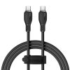 Кабель Baseus Pudding Series Fast Charging Cable Type-C to Type-C 100W 1.2 метра Black (P10355702111-00)