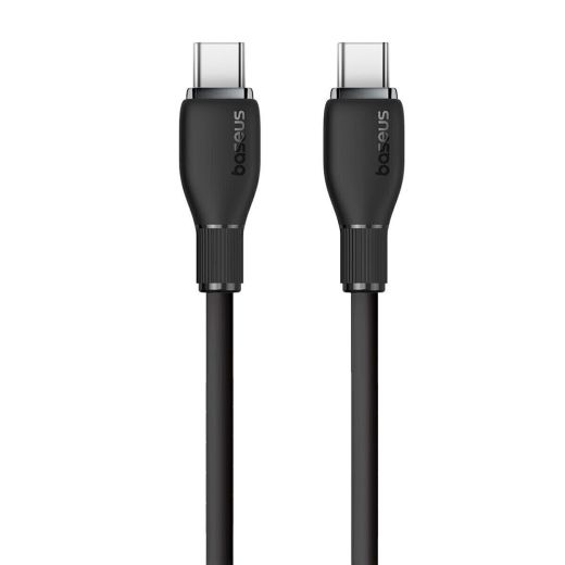Кабель Baseus Pudding Series Fast Charging Cable Type-C to Type-C 100W 1.2 метра Black (P10355702111-00)