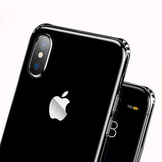 Чохол Baseus Simple Transparent Black для iPhone X/XS