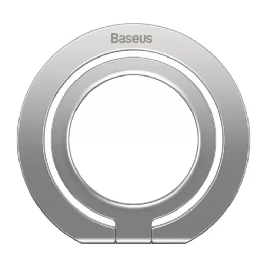 Кольцо-держатель для телефона Baseus Halo Magnetic Ring Holder Silver (SUCH000012)
