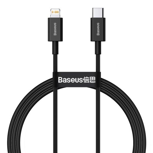Кабель Baseus Superior Series Fast Charging Data Cable Type-C to iP PD 20W 2m Black (CATLYS-C01)