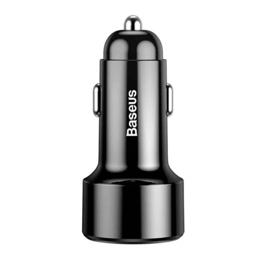Автомобильное зарядное устройство Baseus USB + Type-C Series QC with Display 6A | 45W