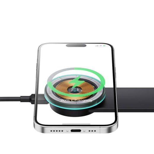 Беспроводная автомобильная зарядка Baseus C02 Pro Magnetic Wireless Charging Car Mount (C40156000111-00)
