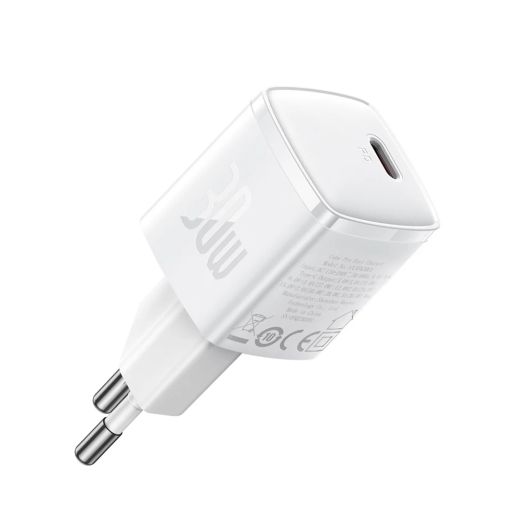 Швидка зарядка Baseus Cube Pro USB-C Fast Charger 30W White (CCXF000302)