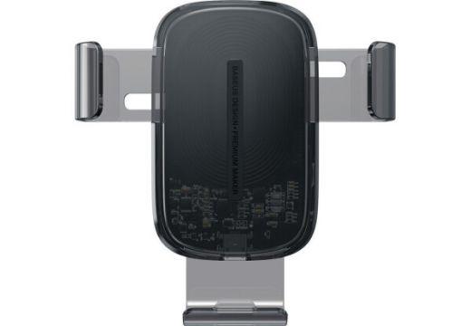 Автомобільний тримач із бездротовою зарядкою Baseus Explore Wireless Charger Gravity Car Mount 15W Black (WXYL-K01)