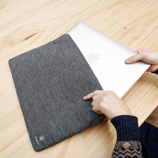 Чехол Baseus Laptop Bag Gray для MacBook 13"