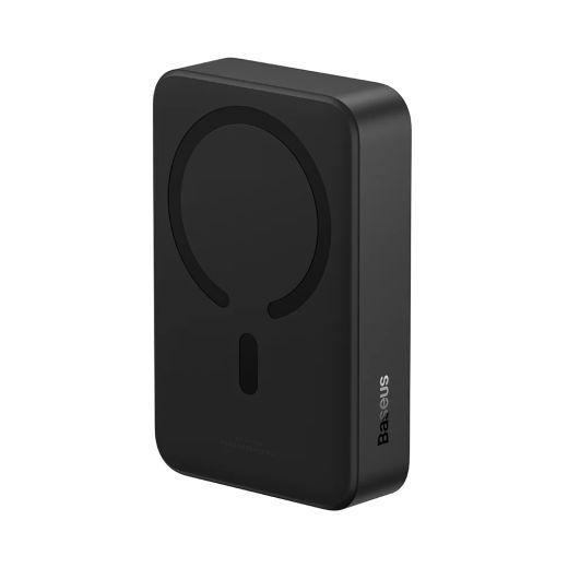 Повербанк Baseus Airpow Magnetic Mini Wireless Fast Charge Power Bank 20000mAh 20W Black (PPCX150001) - With Simple Series Charging Cable Type-C to Type-C (20V/3A) 30cm Black