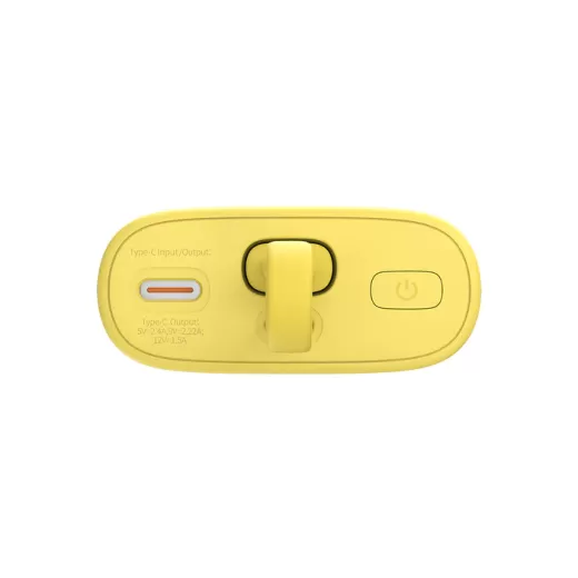 Повербанк (внешний аккумулятор) Baseus Popsicle USB-C Power Bank 20W 5200mAh Yellow (P10055601Y13-01)