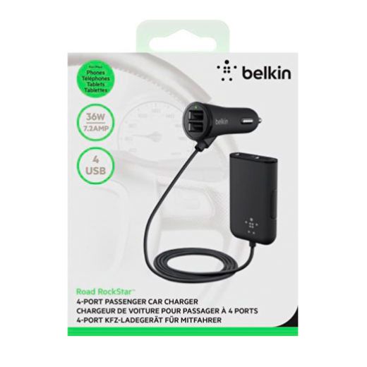 Автозарядка Belkin Road Rockstar USB Charger (F8M935bt06-BLK)