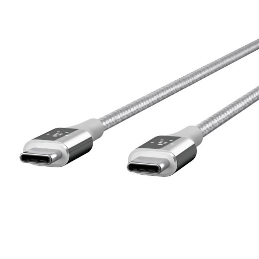 Кабель BELKIN MIXIT DuraTek USB-C to USB-C (1.2m) Silver